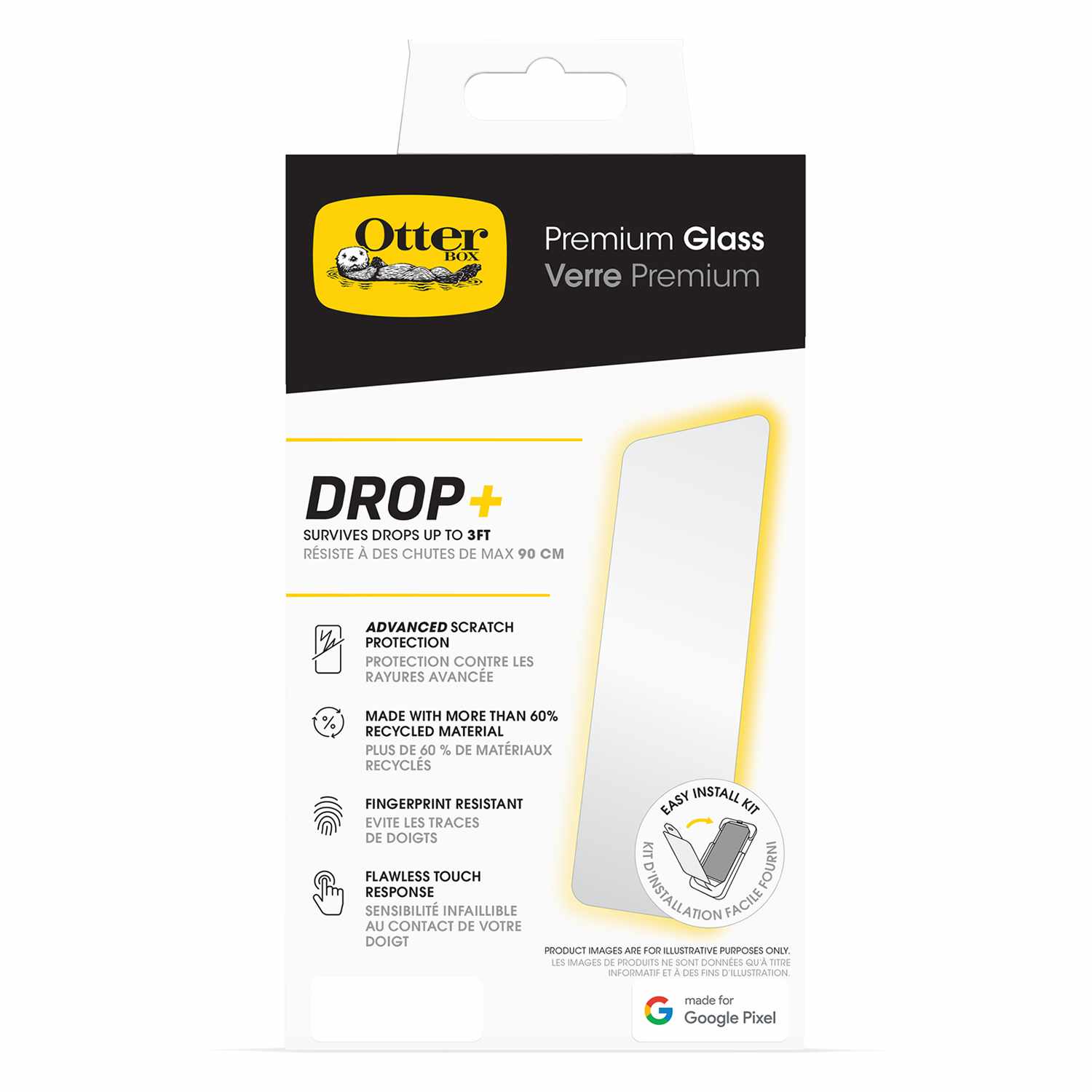 OtterBox Premium Glass Screen Protector for Google Pixel 10/10 Pro