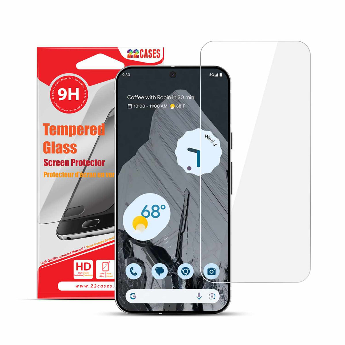 22 Cases Tempered Glass Screen Protector for Google Pixel 11 Pro XL/10 Pro XL