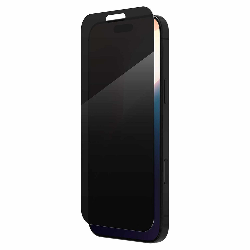 ZAGG InvisibleShield Glass Elite 2-Way Privacy Screen Protector for iPhone 16 Pro Max