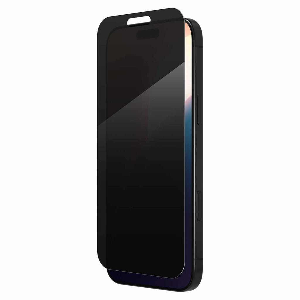 ZAGG InvisibleShield Glass Elite 2-Way Privacy Screen Protector for iPhone 16 Pro Max