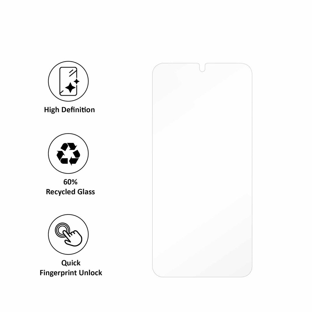 Blu Element Tempered Glass Screen Protector from Recycled Materials for Samsung Galaxy S26 FE/S25 FE/A57 5G