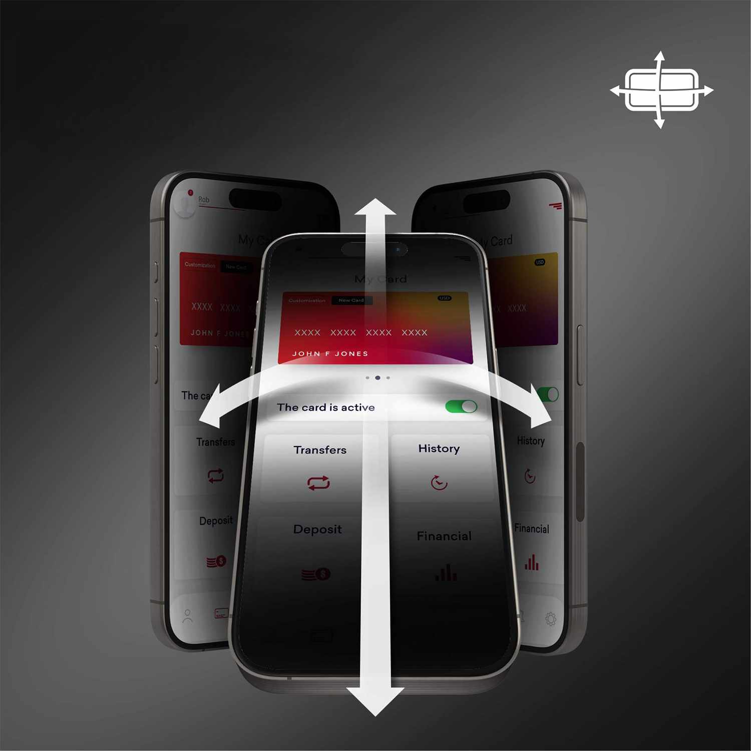 ZAGG InvisibleShield Glass Elite 4-Way Privacy Screen Protector for iPhone 16/15