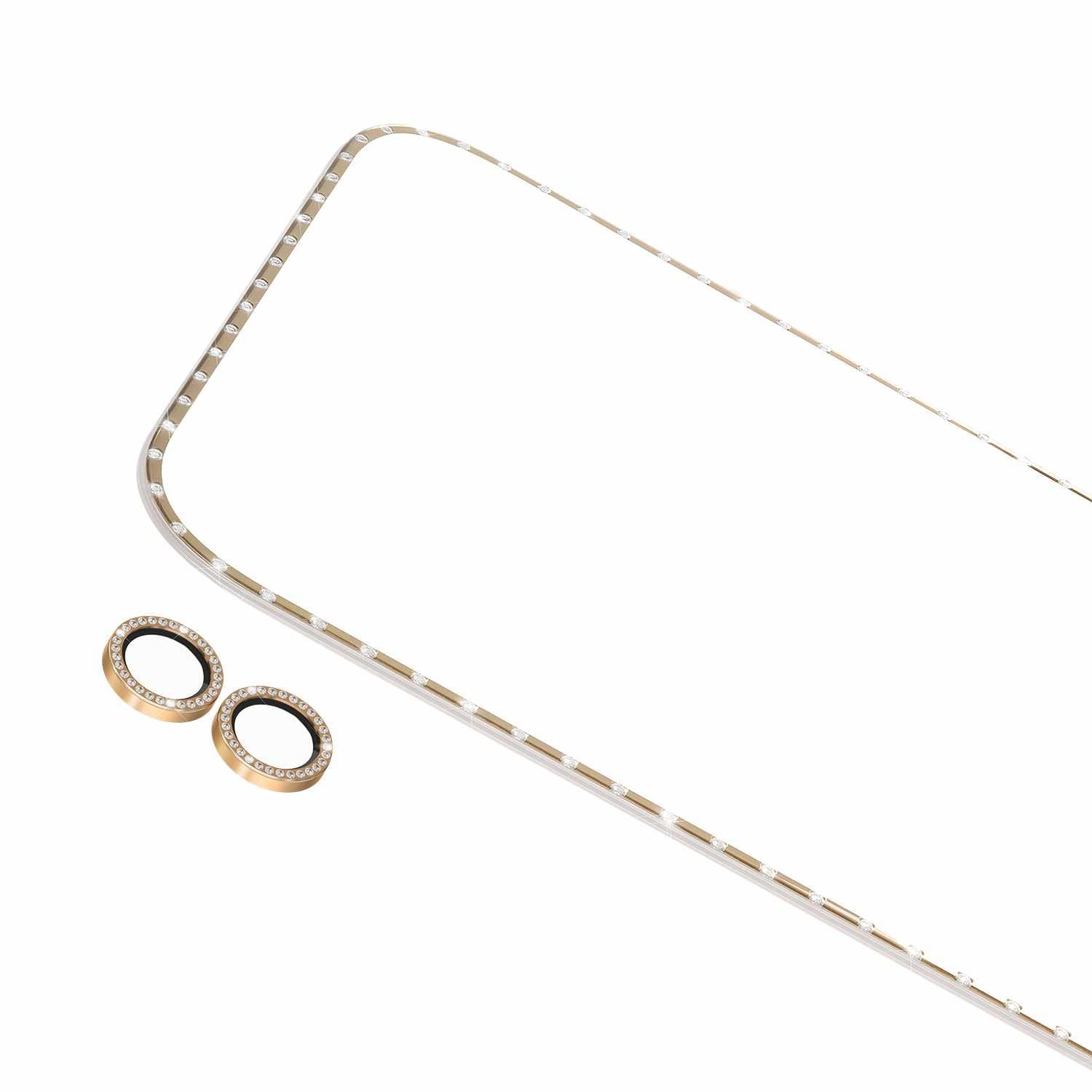 Kate Spade Screen/Lens Protector Style Kit Set in Stone Gold for iPhone 17