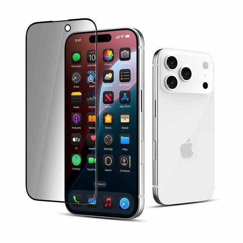 22 Cases Privacy Tempered Glass Screen Protector for iPhone 17 Pro
