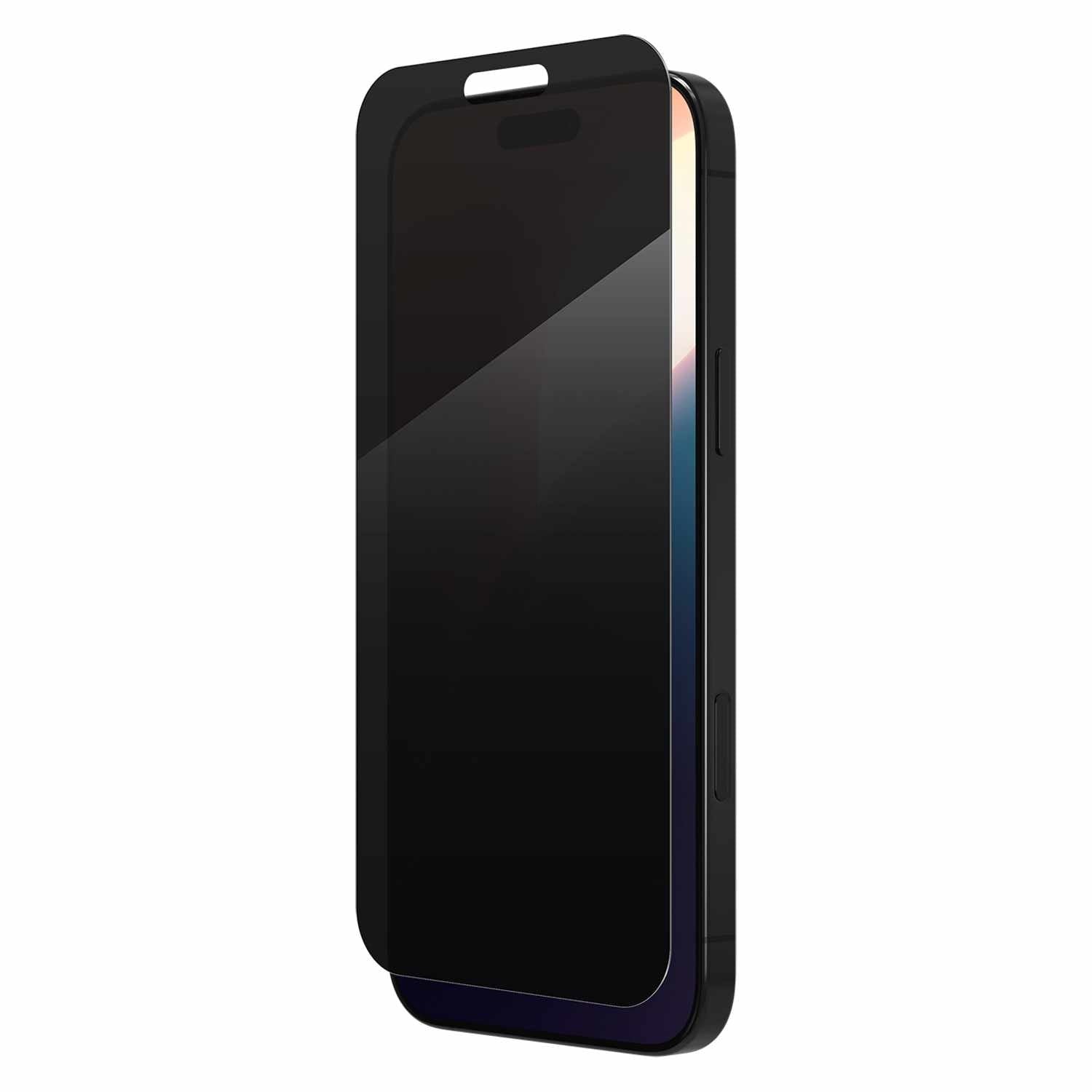 ZAGG InvisibleShield Glass Elite 4-Way Privacy Screen Protector for iPhone 16 Pro Max