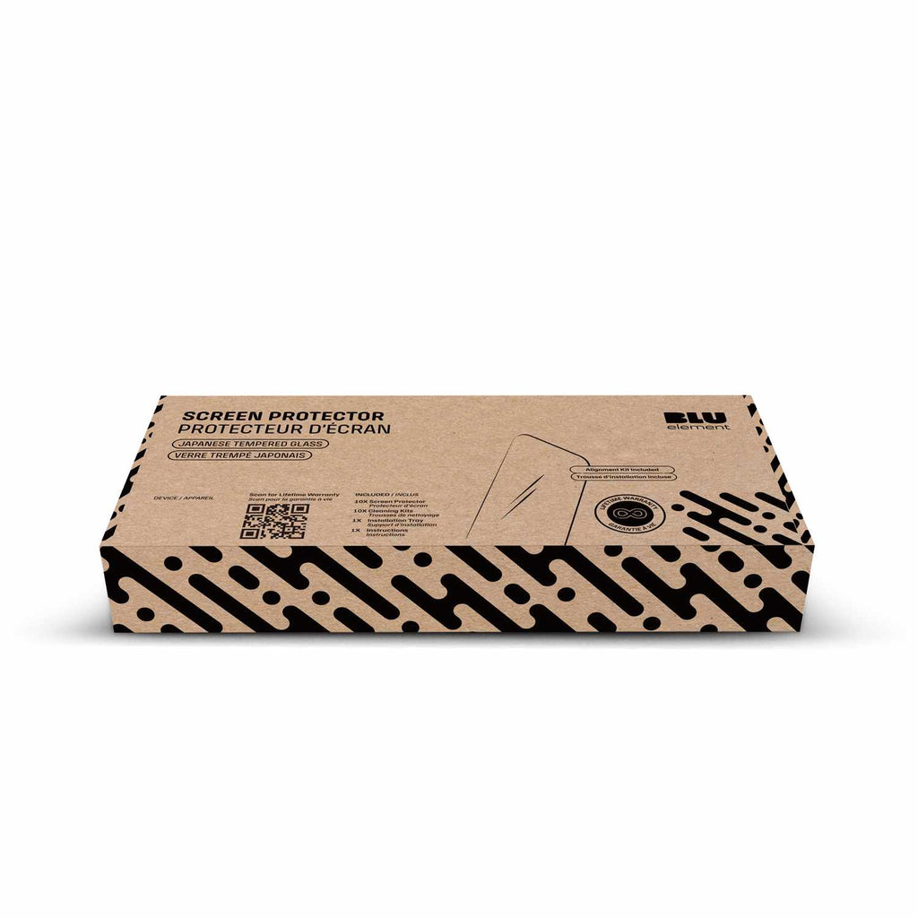 Blu Element Tempered Glass Screen Protector 10-Pack for iPhone 17 Pro in Bulk Packaging