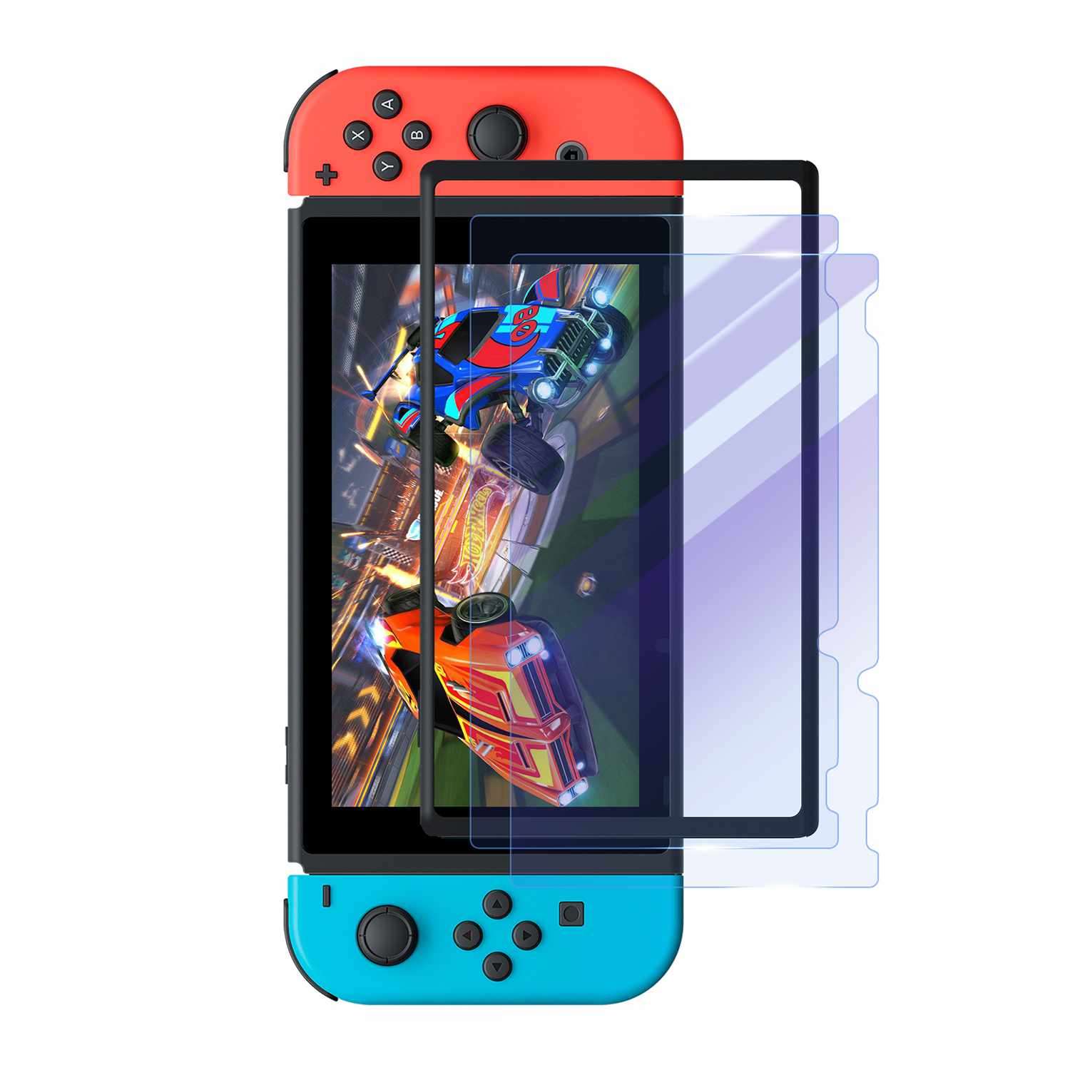 Blu Element VisionCare 2-Pack Blue Light Tempered Glass Screen Protector for Nintendo Switch