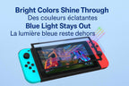 Blu Element VisionCare 2-Pack Blue Light Tempered Glass Screen Protector for Nintendo Switch
