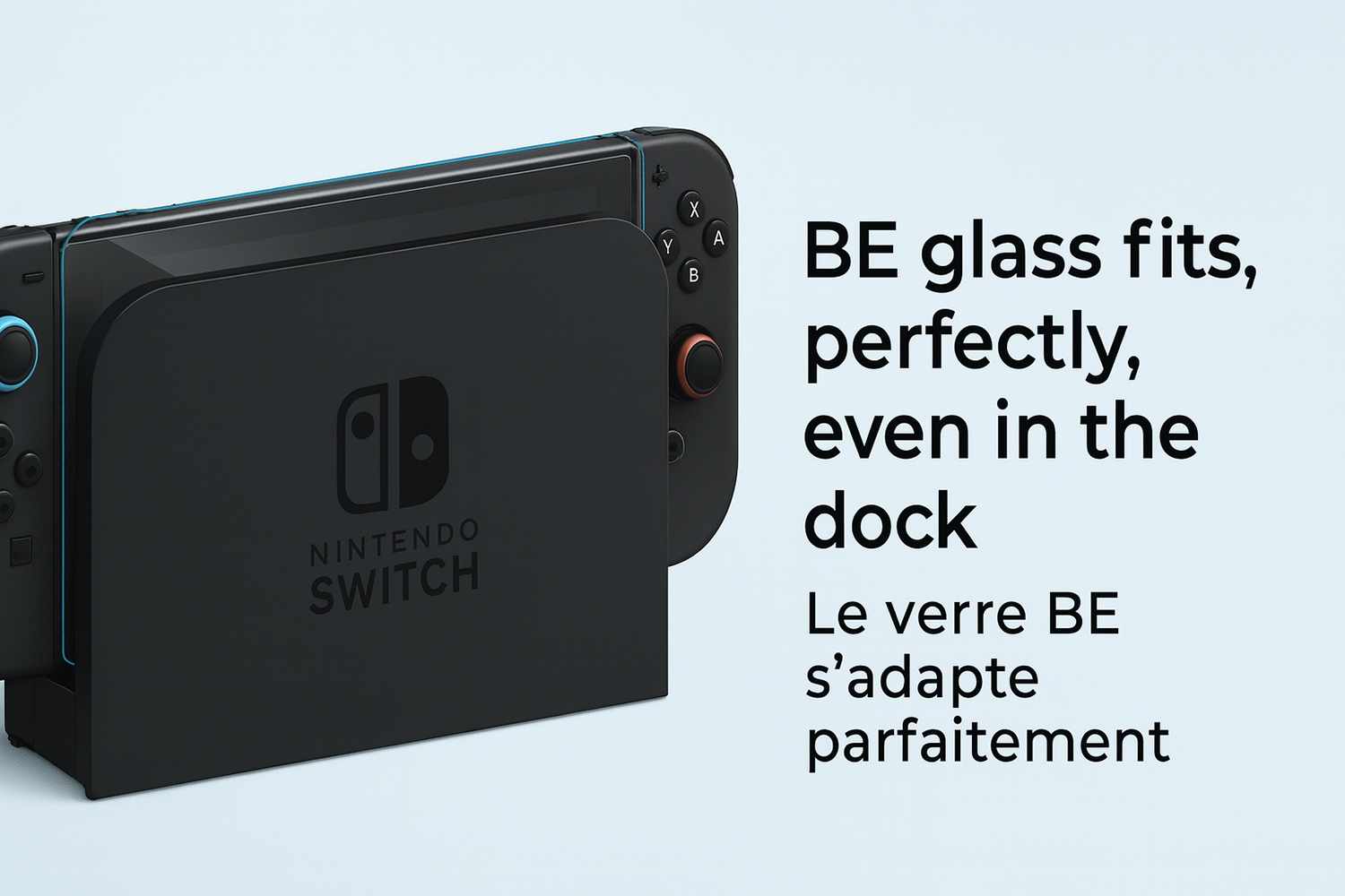 Blu Element VisionCare 2-Pack Blue Light Tempered Glass Screen Protector for Nintendo Switch 2