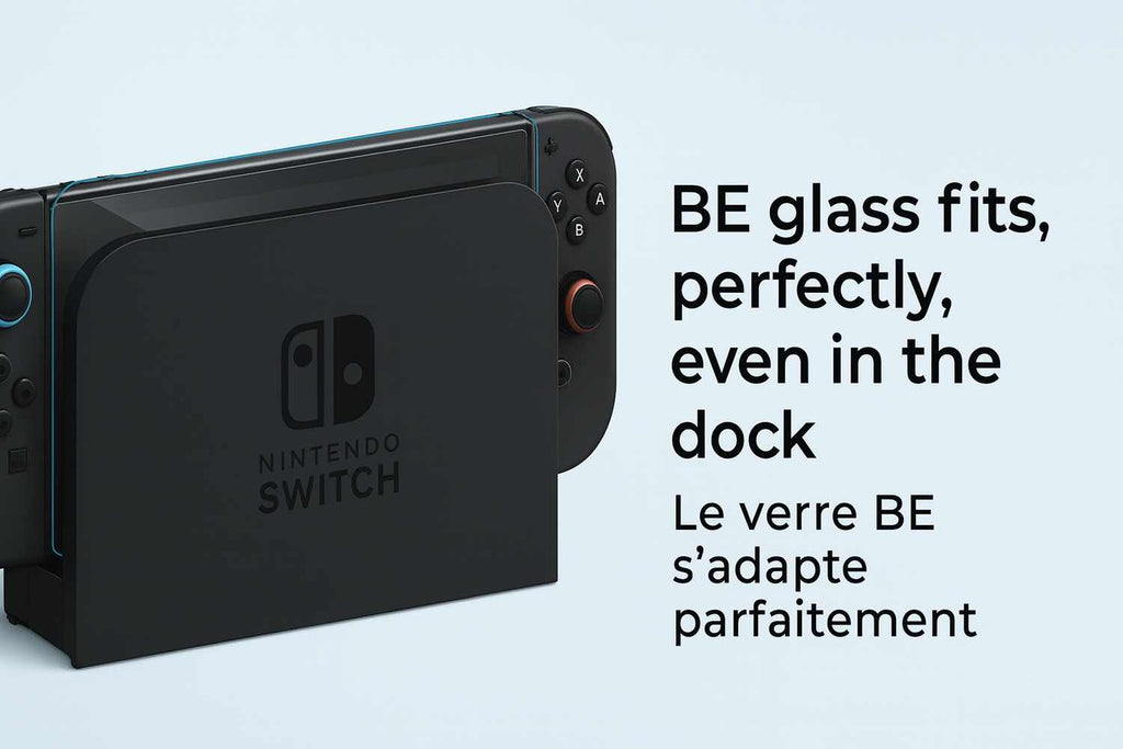 Blu Element VisionCare 2-Pack Blue Light Tempered Glass Screen Protector for Nintendo Switch 2