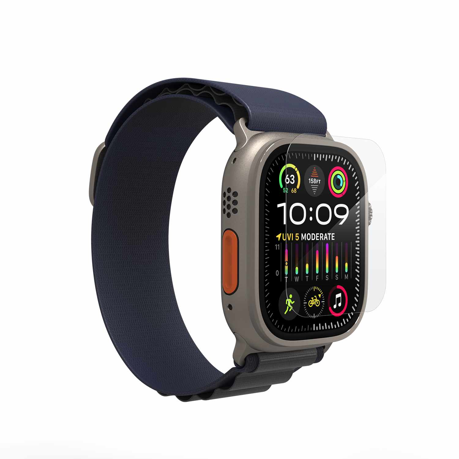ZAGG InvisibleShield Ultra Screen Protector for Apple Watch Ultra 49mm