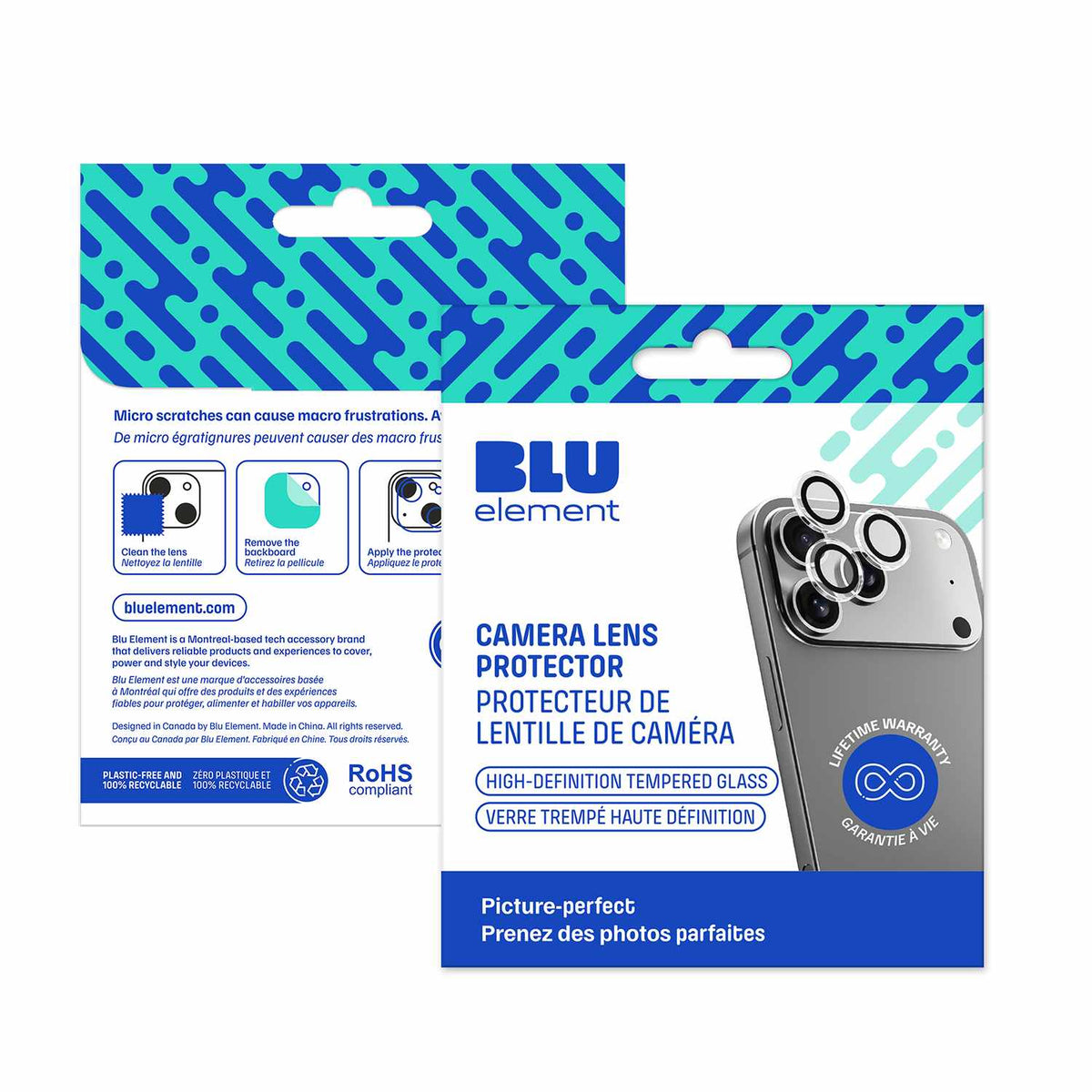 Blu Element Invisible 1 by 1 Lens Protector for iPhone 18 Pro/18 Pro Max