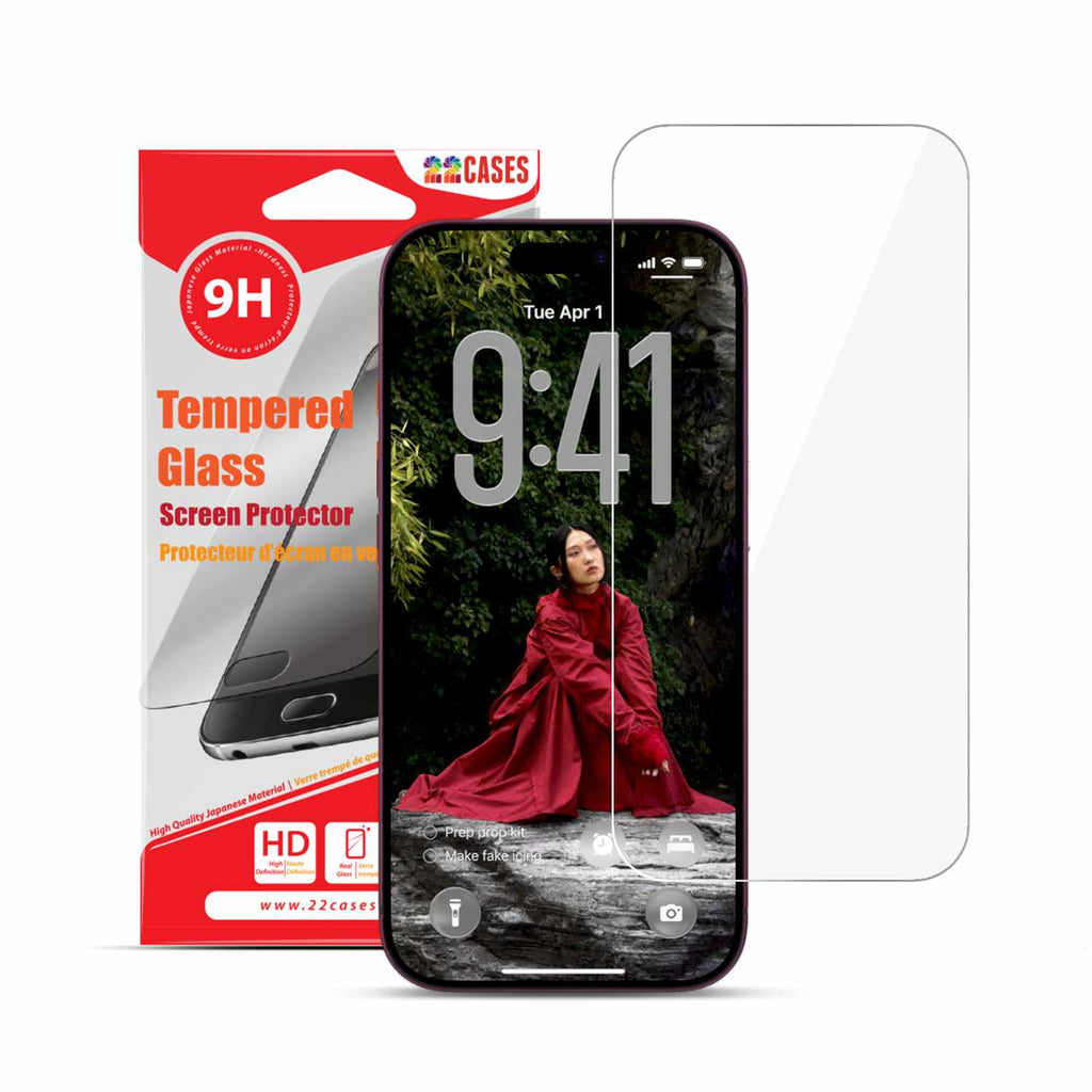 22 Cases Tempered Glass Screen Protector for iPhone 18 Pro