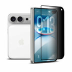 22 Cases Privacy Glass Screen Protector with 2.5D Curved Edge for iPhone Duo