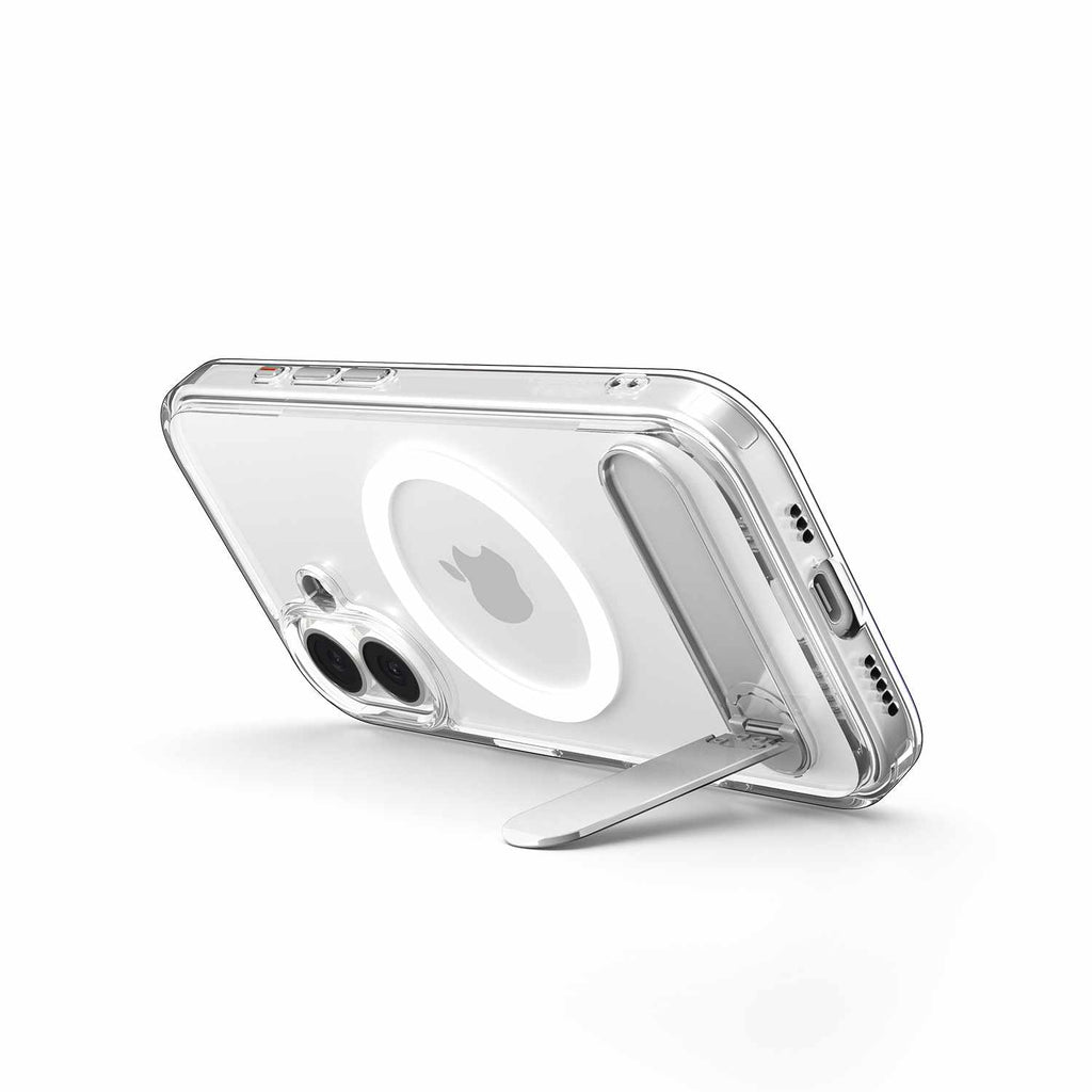 Spigen Slim Armor Essential S MagFit Case Clear White for iPhone 17