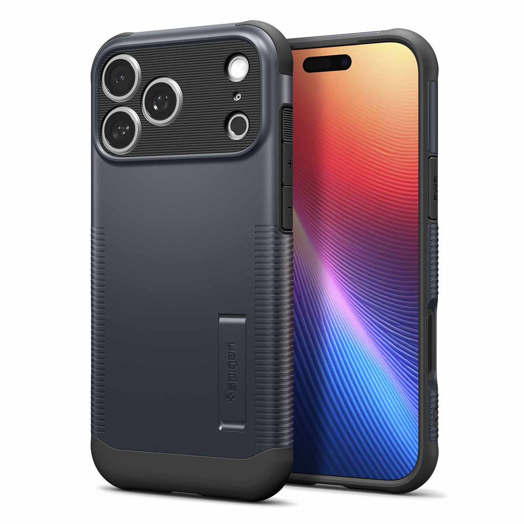 Spigen Slim Armor MagFit Case Metal Slate for iPhone 17 Pro