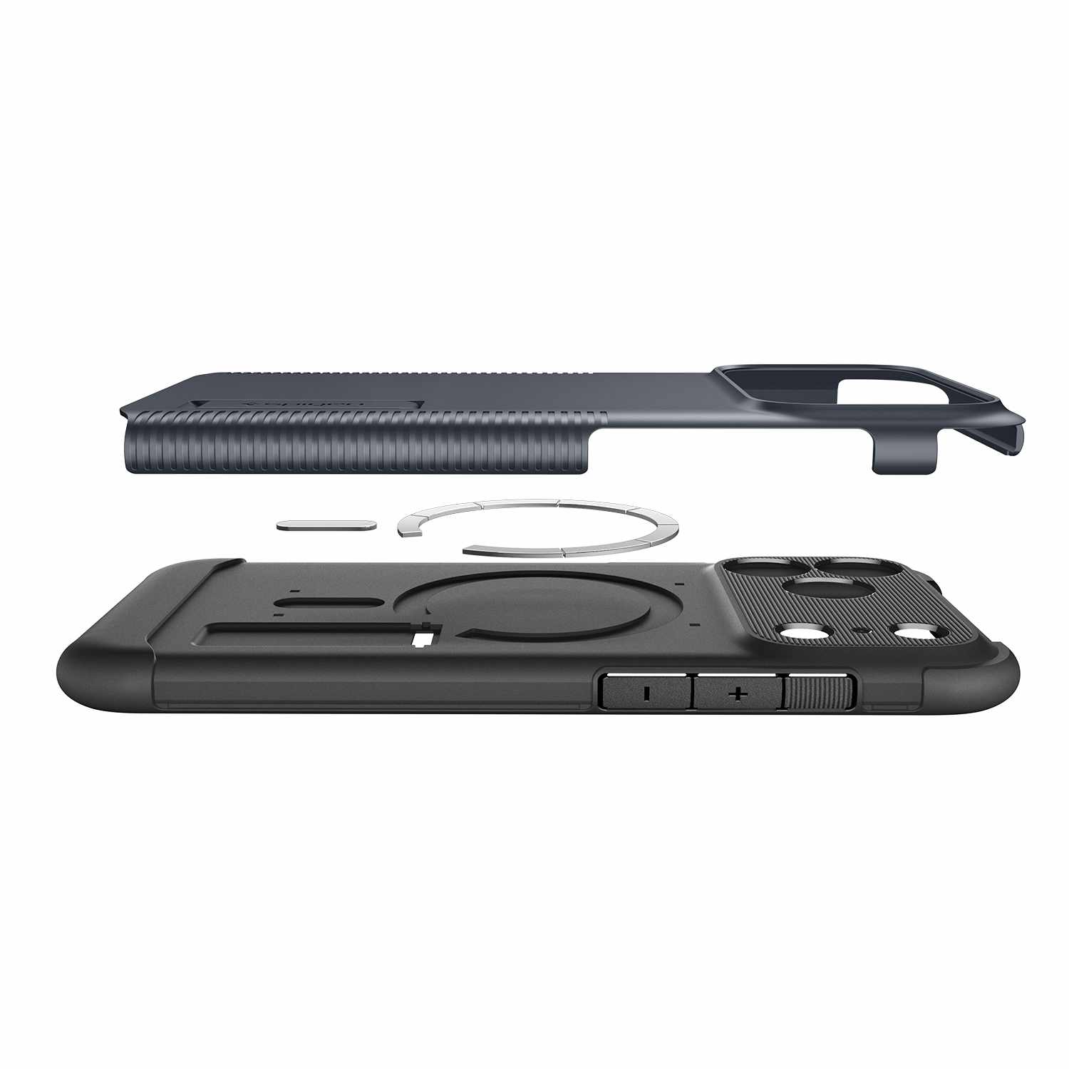Spigen Slim Armor MagFit Case Metal Slate for iPhone 17 Pro
