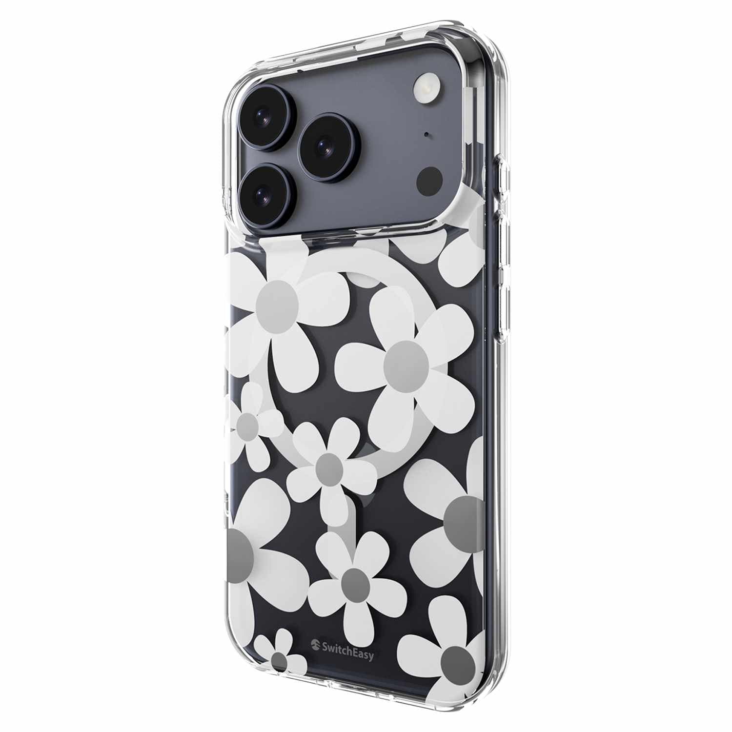 SwitchEasy Fleur 3D MagSafe Case White for iPhone 17 Pro