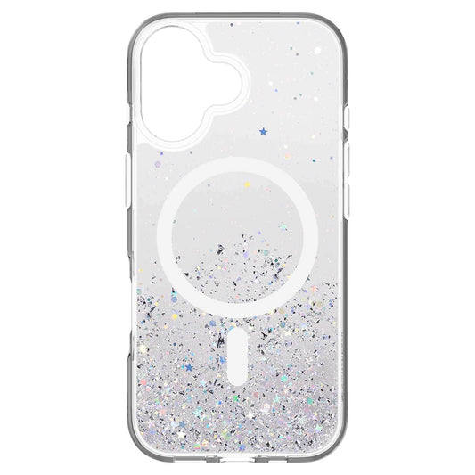 SPH173021WN25 Starfield 3D Glitter MagSafe Case iPhone 17 Transparent