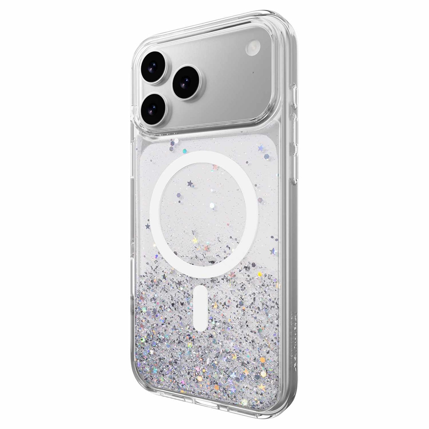 SPH17M021WN25 Starfield 3D Glitter MagSafe Case iPhone 17 Pro Max Transparent