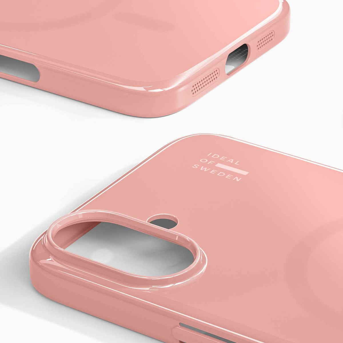 Ideal of Sweden Slim MagSafe Case Glossy Blush Pink for iPhone 17
