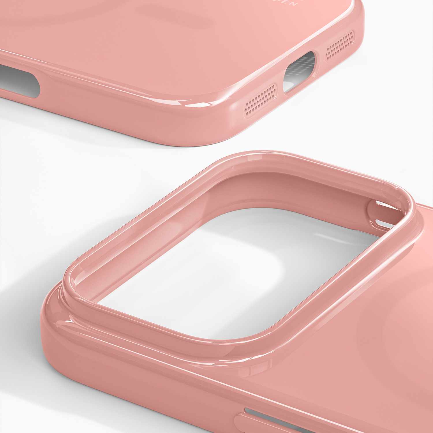 Ideal of Sweden Slim MagSafe Case Glossy Blush Pink for iPhone 17 Pro