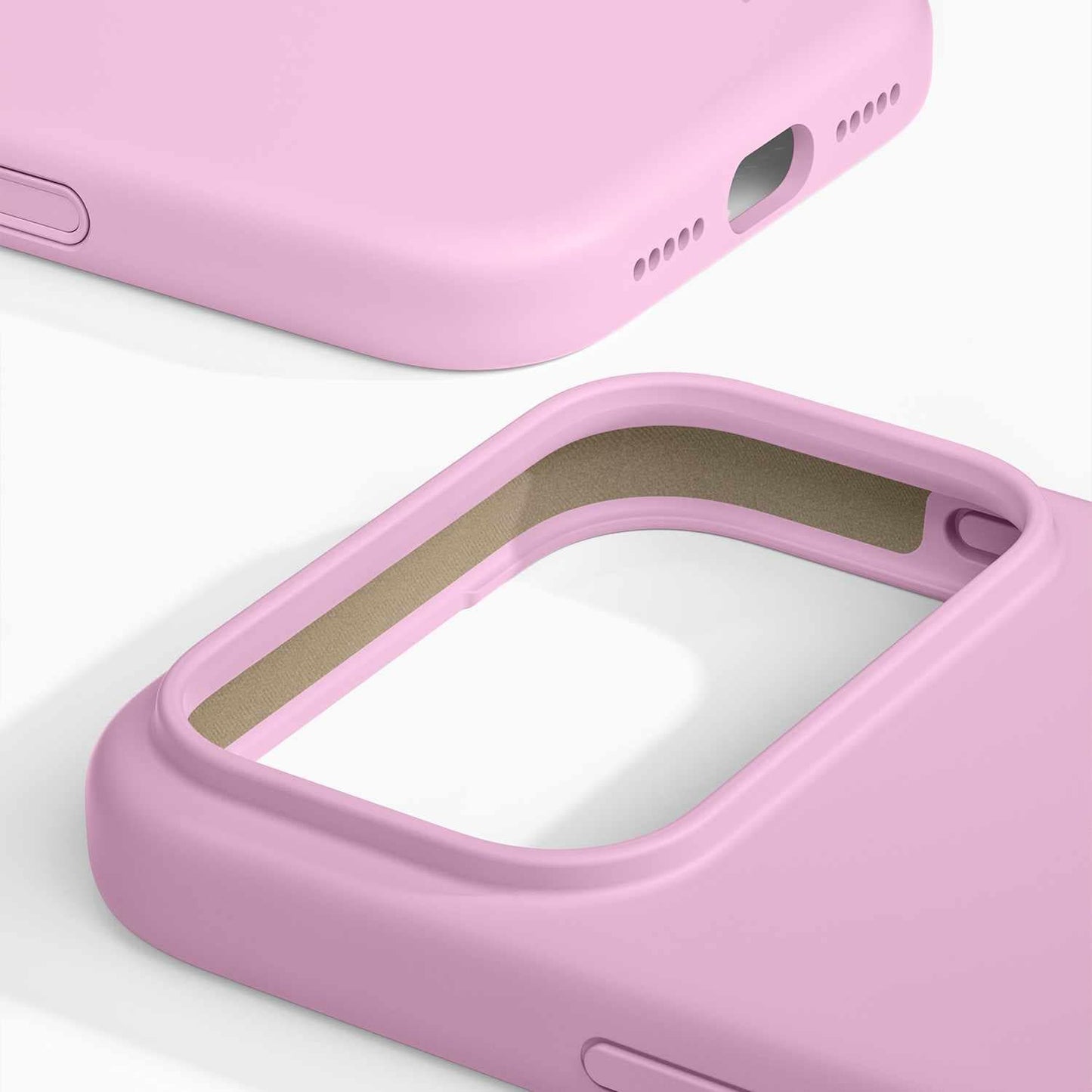 IDSICMSI2567P498 Silicone MagSafe Case iPhone 17 Pro Max Bubblegum Pink