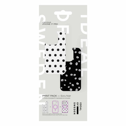 IDPP05559 Print Pack iPhone 17 Pro Ecru Noir