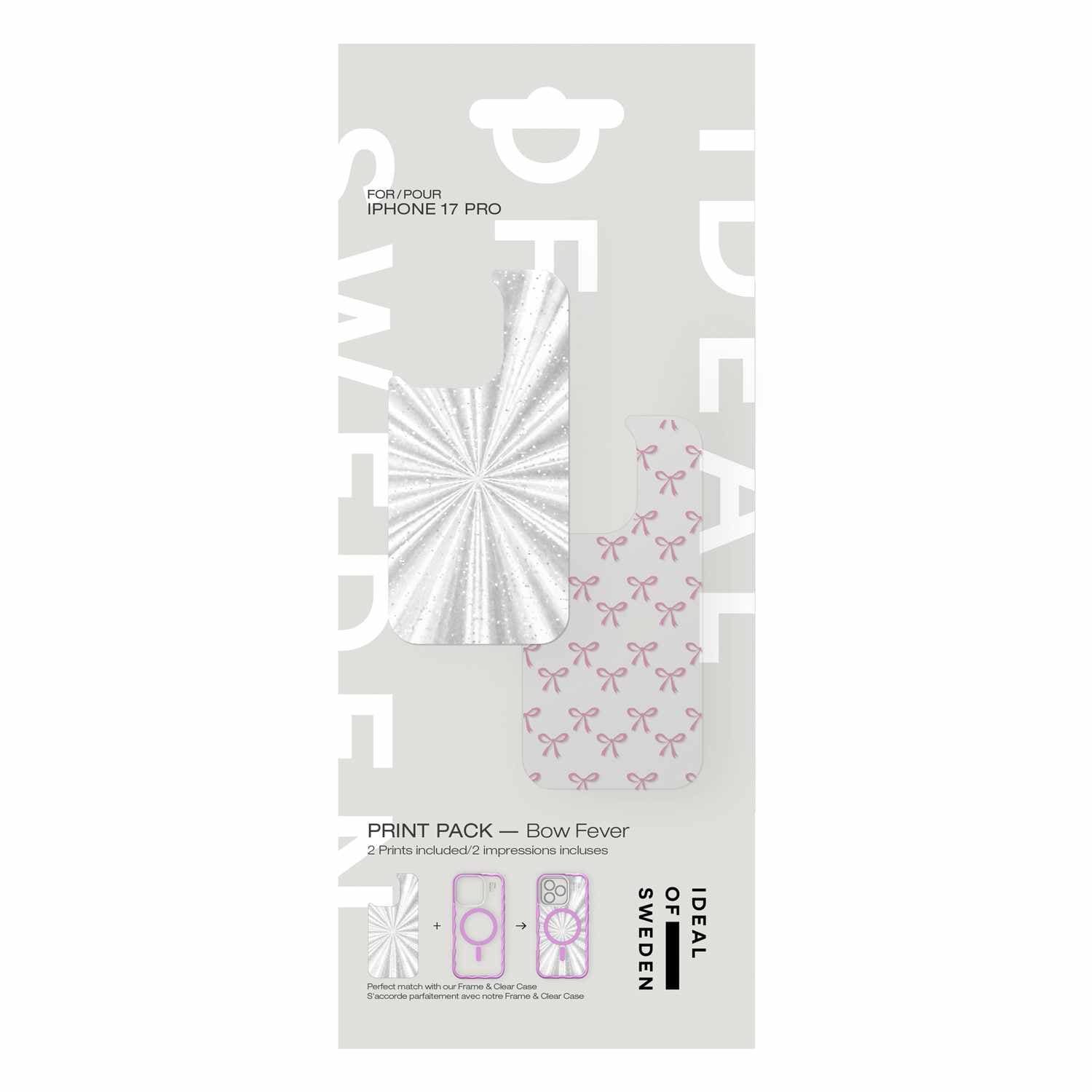 Ideal of Sweden Print Pack Bow fever for iPhone Air
