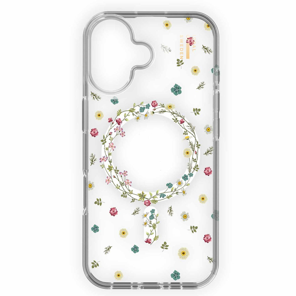 Ideal of Sweden Clear MagSafe Mid Case Petite Floral for iPhone 17