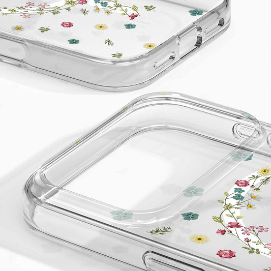 IDCLCMSI2567P507 Clear MagSafe Mid Case iPhone 17 Pro Max Petite Floral