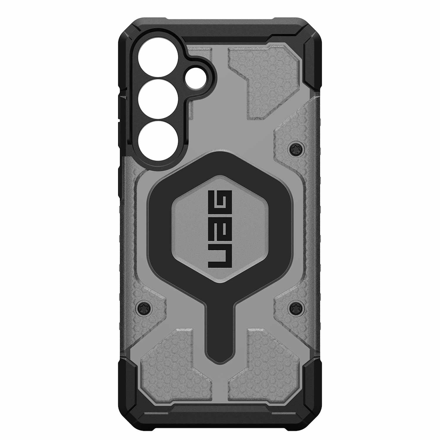 UAG Pathfinder Clear w/Magnets Case Ash/Black for Samsung Galaxy S25 FE