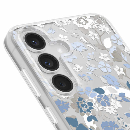 KS058940 Protective Case w/Magnets Galaxy S25 FE Flowerbed Blue