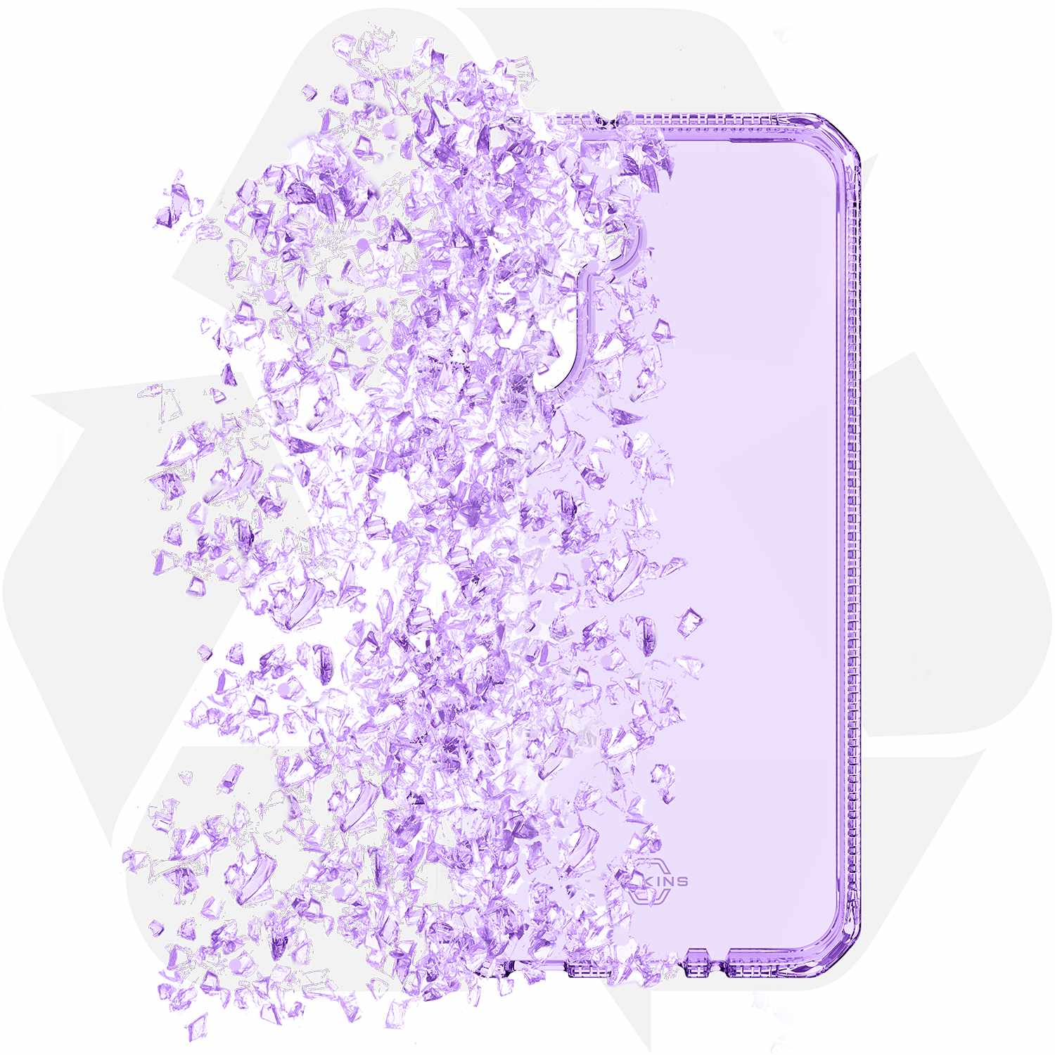 ITSKINS Spectrum_R Clear Case Light Purple for Samsung Galaxy A17 5G