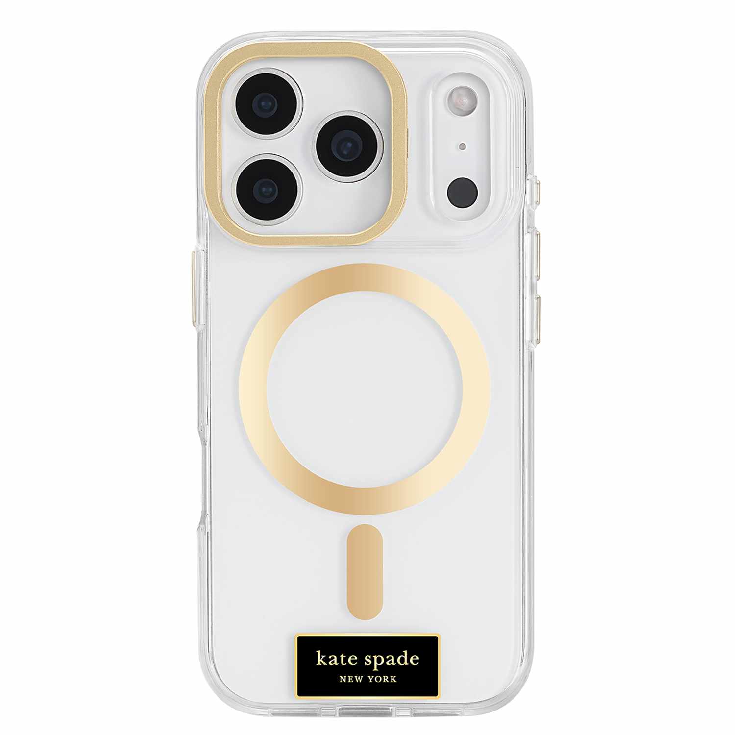 Kate Spade Protective MagSafe Case w/Stand Icon Clear for iPhone 17 Pro