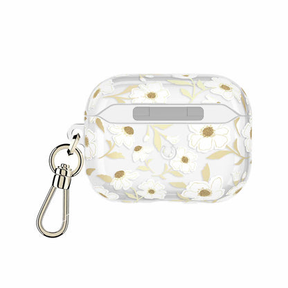 KS059338 Protective Case w/Gold Ring Clip AirPods Pro 3 Sunshine Floral