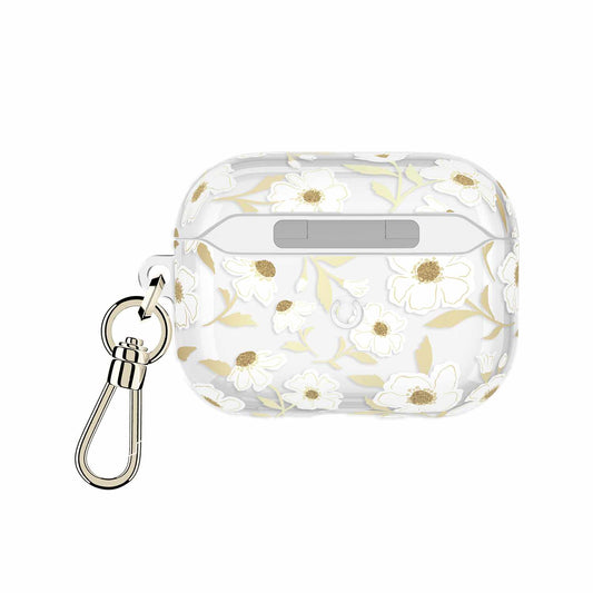 KS059338 Protective Case w/Gold Ring Clip AirPods Pro 3 Sunshine Floral