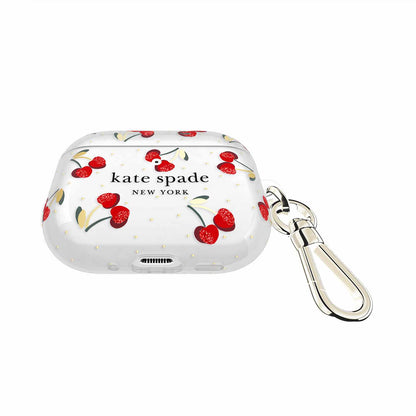 KS059334 Protective Case w/Gold Ring Clip AirPods Pro 3 Cherry Dot