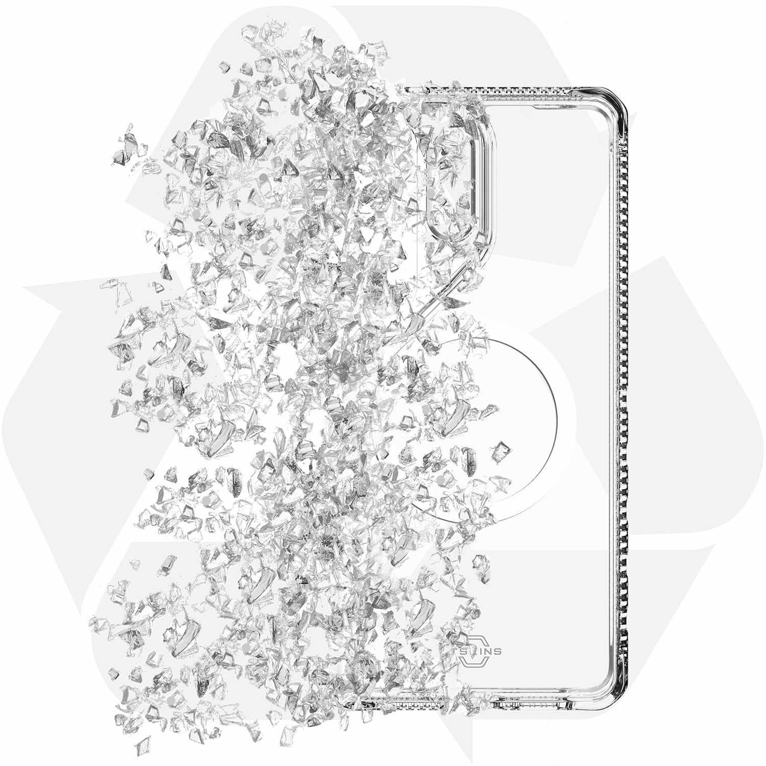 ITSKINS Hybrid_R Case w/Magnets Clear for Samsung Galaxy S26 Ultra