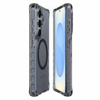 ITSKINS Hybrid_R Vapor Case w/Magnets Smoke for Samsung Galaxy S26