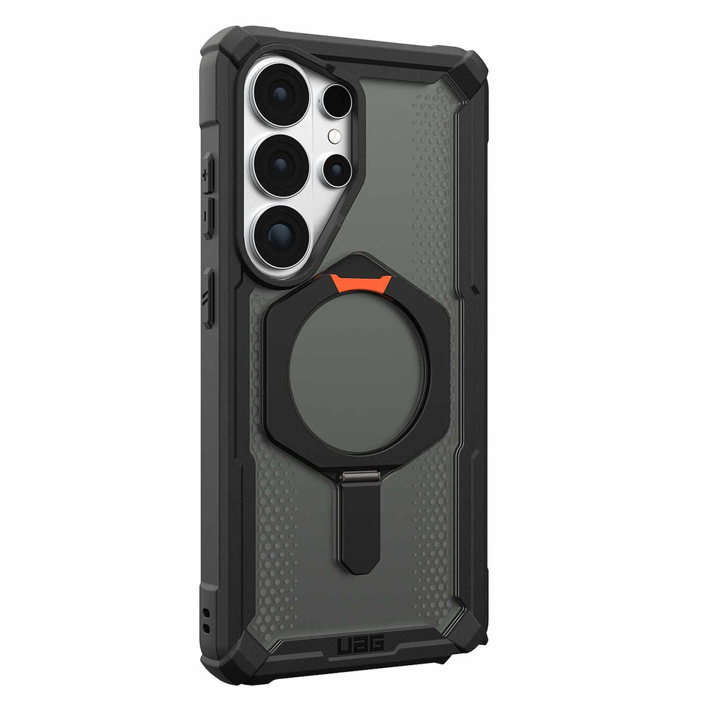 UAG Plasma XTE Rugged Kickstand Case w/Magnets Black/Orange for Samsung Galaxy S26 Ultra