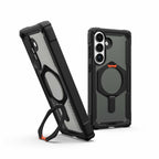 UAG Plasma XTE Rugged Kickstand Case w/Magnets Black/Orange for Samsung Galaxy S26+
