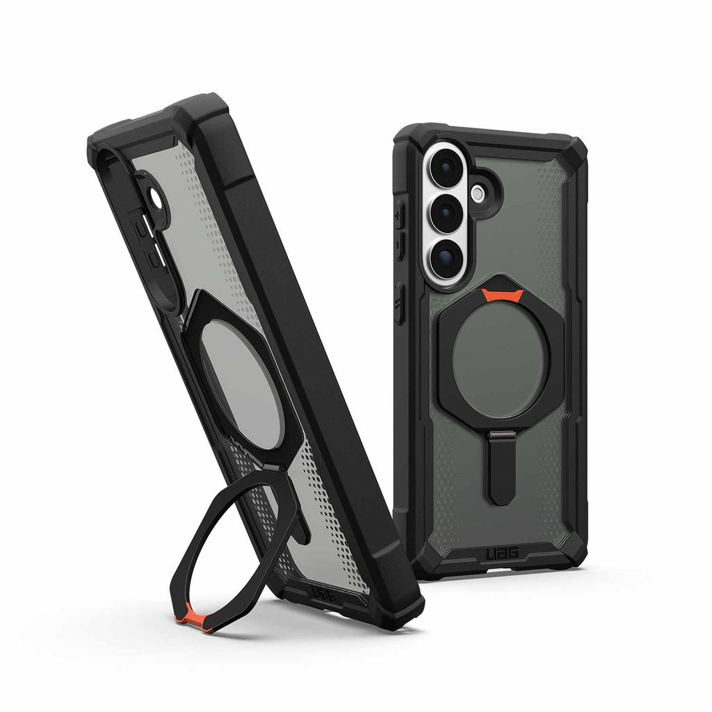 UAG Plasma XTE Rugged Kickstand Case w/Magnets Black/Orange for Samsung Galaxy S26+