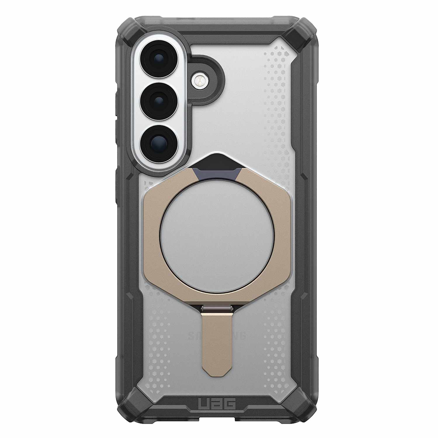 UAG Plasma XTE Rugged Kickstand Case w/Magnets Ash/Titanium for Samsung Galaxy S26