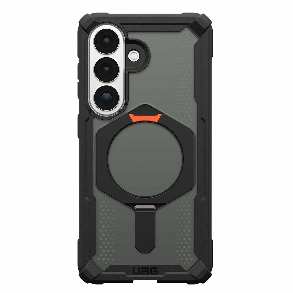 UAG Plasma XTE Rugged Kickstand Case w/Magnets Black/Orange for Samsung Galaxy S26