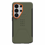 UAG Civilian Rugged Case w/Magnets Olive Drab/Orange for Samsung Galaxy S26 Ultra
