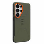 UAG Civilian Rugged Case w/Magnets Olive Drab/Orange for Samsung Galaxy S26 Ultra