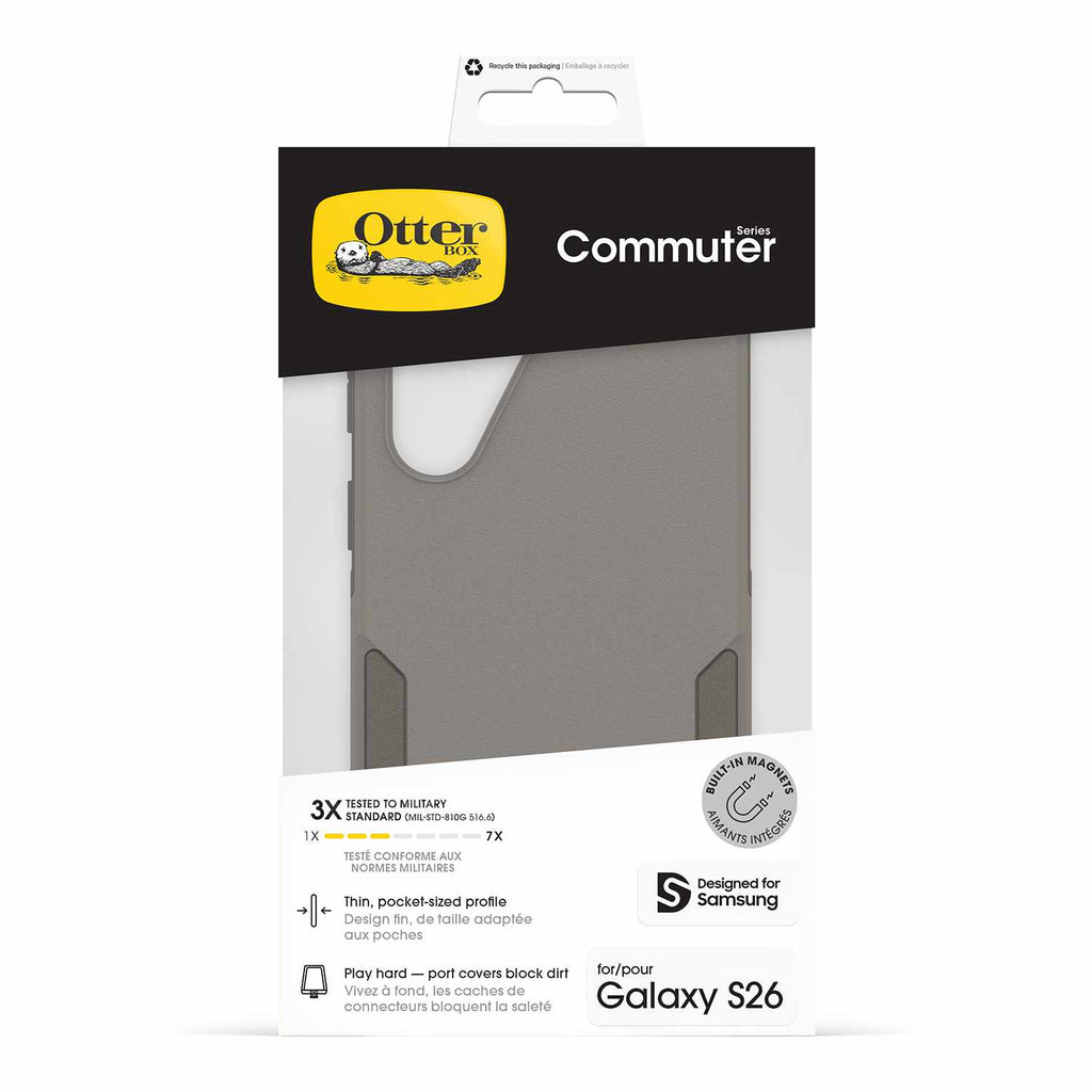 OtterBox Commuter Case w/Magnets Grey Comfort for Samsung Galaxy S26