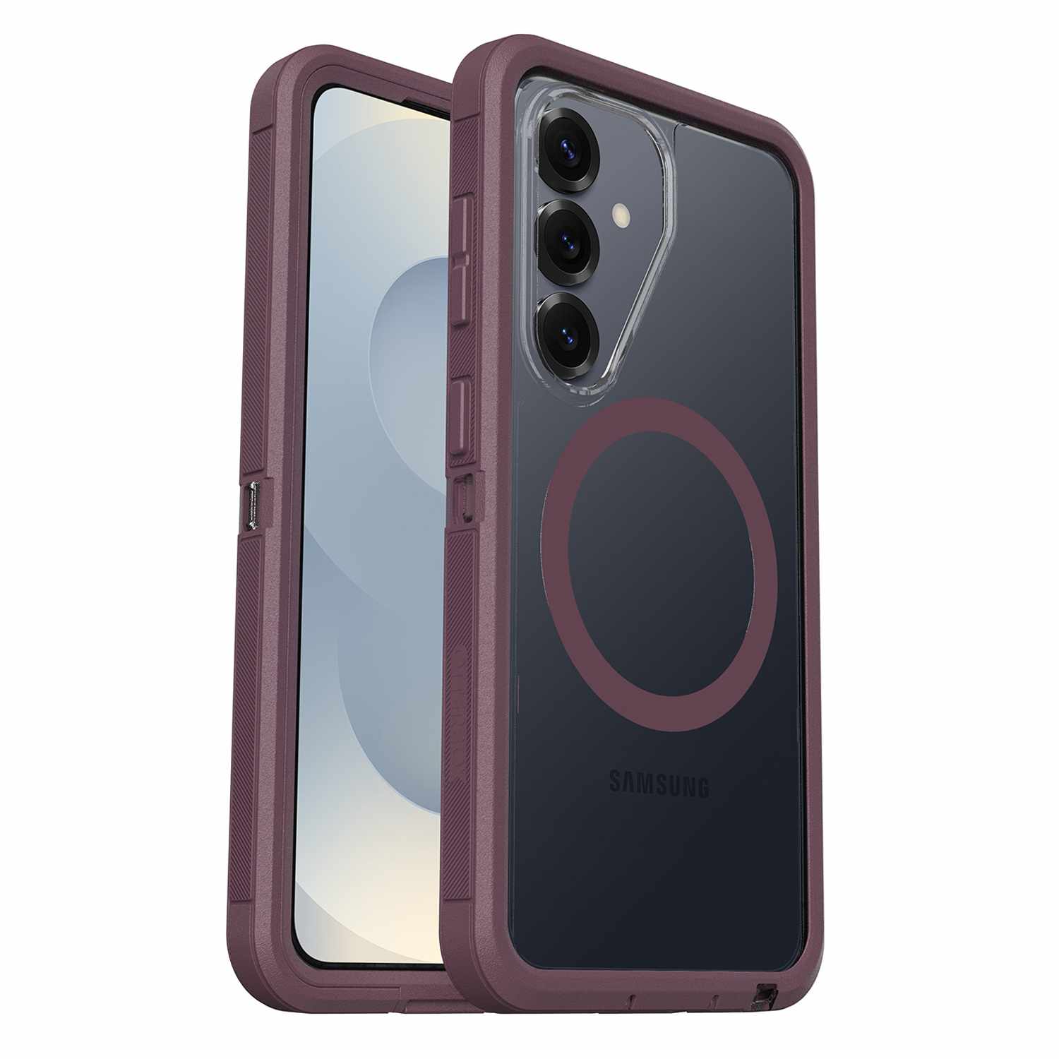 OtterBox Defender Pro XT Clear Case w/Magnets Purple Mystery for Samsung Galaxy S26