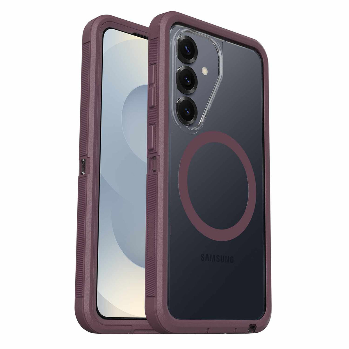 OtterBox Defender Pro XT Clear Case w/Magnets Purple Mystery for Samsung Galaxy S26